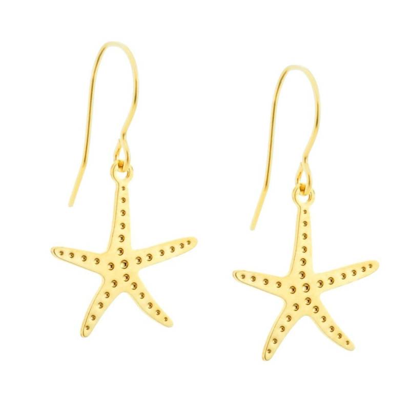 Weihnachtsverkauf Glänzende Goldseestern-Ohrringe, Ozeanohrringe Weihnachtsverkauf Glänzende Goldseestern-Ohrringe, Ozeanohrringe von BMHandcraftedJewelry
