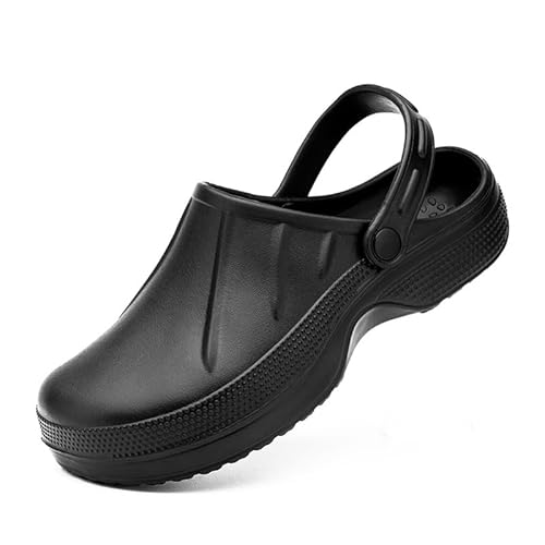 BMINFEE Unisex Clogs Hausschuhe Herren Damen Sommer Hohl Latschen Atmungsaktiv Gartenschuhe Badeschuhe Strand Pantoffeln Aqua Slippers41 von BMINFEE