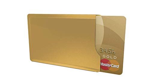 Kartenschutzhülle CardTresor Casual Edelstahl, goldfarbig, RFID/NFC-Schutz von BMK