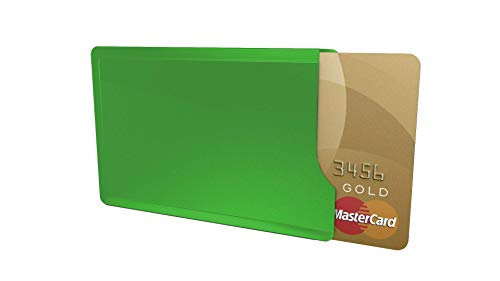 Kartenschutzhülle CardTresor Casual Edelstahl, grün, RFID/NFC-Schutz von BMK