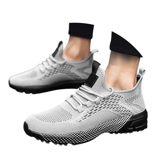 BMKKTOP Sneaker & Sportschuhe für Herren barfußschuhe Damen barfuss Schuhe Traillaufschuhe Turnschuhe Freizeitschuhe Sicherheitsschuhe Slip on Outdoor wasserdicht 42 schwarz von BMKKTOP