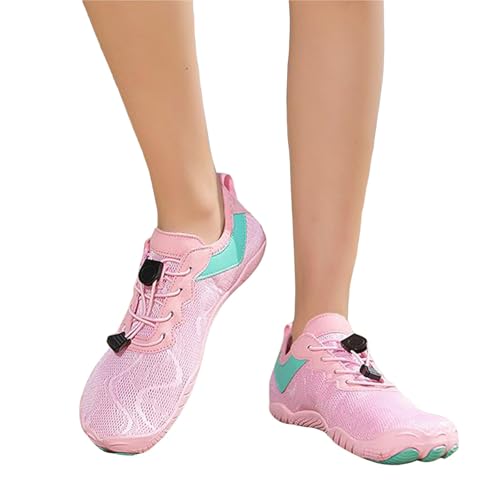 BMKKTOP Sneakers Herren barfußschuhe Damen barfuss Schuhe Sneaker Sportschuhe Traillaufschuhe Turnschuhe Freizeitschuhe Herrenschuhe Wasserschuhe weiß 43 schwarz 42 von BMKKTOP