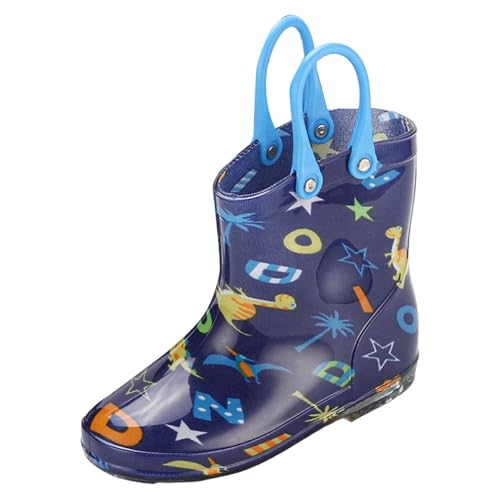BMKKTOP Stiefeletten federleichte Kinder Gummistiefel für Jungen und mädchen Regenschuhe Bequeme wasserdichte Regenstiefel Badeschuhe 35 leicht Reitstiefel größe 36 von BMKKTOP