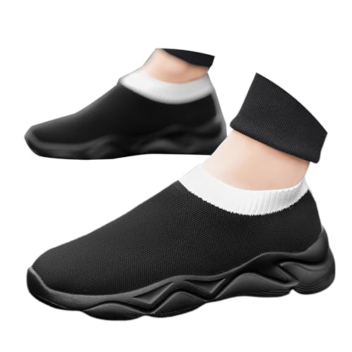 BMKKTOP Weisse Sneakers Herren barfußschuhe Damen barfuss Schuhe Sneaker Sportschuhe Traillaufschuhe Turnschuhe Freizeitschuhe Badeschuhe breite füße wasserdicht hoch 47,5 von BMKKTOP