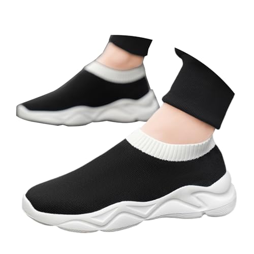 BMKKTOP Weisse Sneakers Herren barfußschuhe Damen barfuss Schuhe Sneaker Sportschuhe Traillaufschuhe Turnschuhe Freizeitschuhe Badeschuhe breite füße wasserdicht hoch 47,5 von BMKKTOP