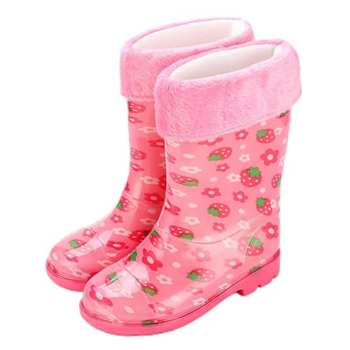 BMKKTOP gummistiefel gefüttert kinder federleichte für jungen und mädchen regenschuhe bequeme wasserdichte regenstiefel badeschuhe winterstiefel 35 reitstiefel 36/37 von BMKKTOP