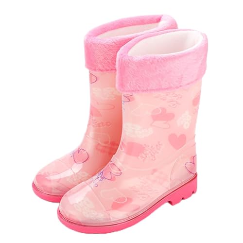 BMKKTOP gummistiefel gefüttert kinder federleichte für jungen und mädchen regenschuhe bequeme wasserdichte regenstiefel badeschuhe winterstiefel 35 reitstiefel 36/37 von BMKKTOP
