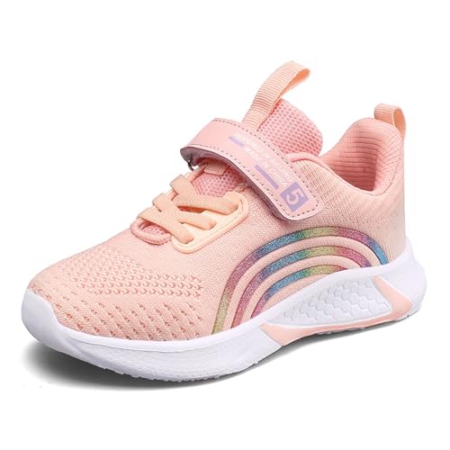 Kinder Schuhe Jungs Laufschuhe Sportschuhe Jungen mädchen Outdoor Turnschuhe atmungsaktiv Ultraleicht Hallenschuhe klettverschlu Sneaker Indoor Unisex-Kinder 38 34 weiße Sohle 30 Kangaroos 35 von BMKKTOP