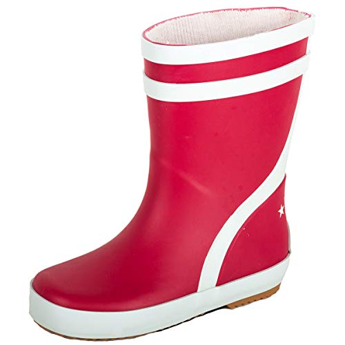 BMS Gummistiefel für Kinder aus Naturkautschuk - rot - 35 von BMS