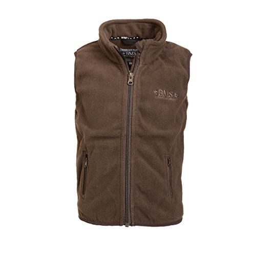 BMS Antarctic Clima Fleece Weste, Braun, Größe 140 von BMS