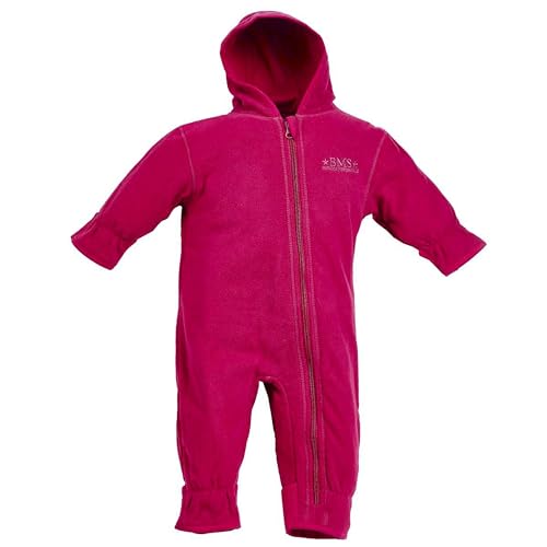 BMS Clima-Fleece Overall Gefüttert, Cranberry, Größe 62 von BMS