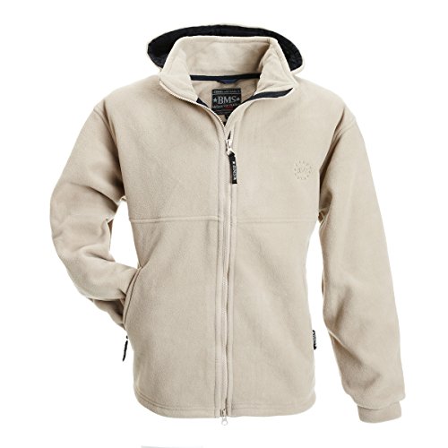 BMS Fleece Windsmoother Kapuzen-Jacke, Camel, Größe XS von BMS