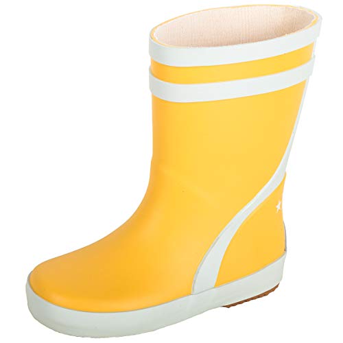 BMS Gummistiefel für Kinder aus Naturkautschuk - gelb - 23 von BMS