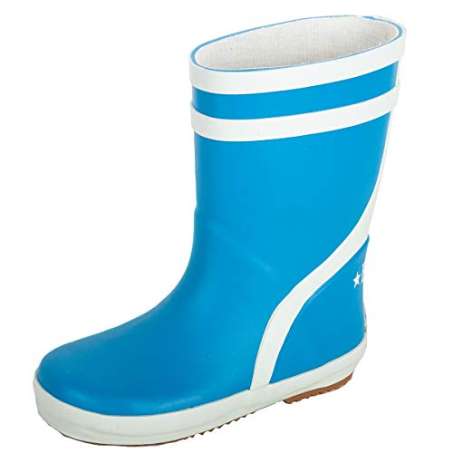 BMS Gummistiefel für Kinder aus Naturkautschuk - hellblau - 20 von BMS