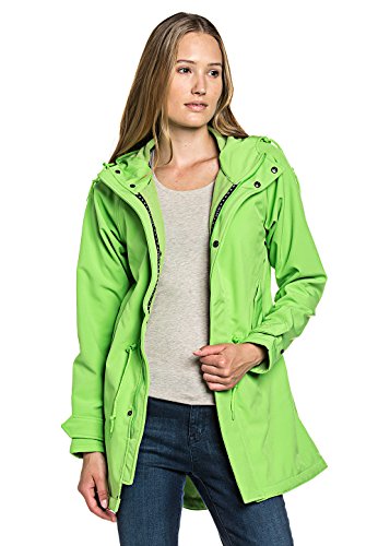 BMS HafenCity Coat SoftShell - Damenkurzmantel - limette - 40 von BMS