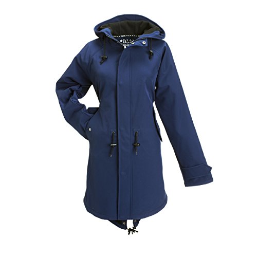 BMS HafenCity Coat SoftShell - Damenkurzmantel - marine - 40 von BMS