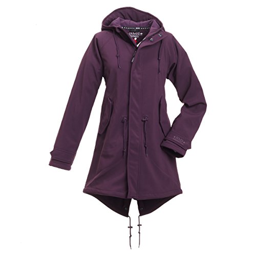 BMS HafenCity Coat SoftShell - Damenkurzmantel - purple - 44 von BMS