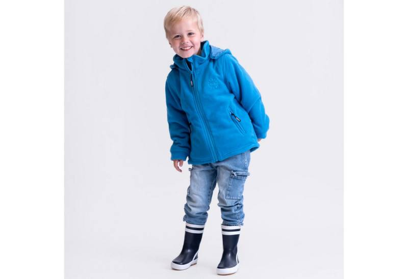 BMS Kapuzenfleecejacke BMS Fleecejacke für Kinder mit abnahmbarer Kapuze von BMS