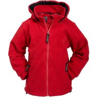 BMS Kapuzenjacke Clima-Fleece rot von BMS