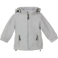 BMS Kapuzenjacke Clima-Fleece silber grau von BMS