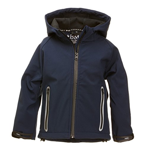 BMS Kids Softshell Jacke, Marine, Größe 116 von BMS