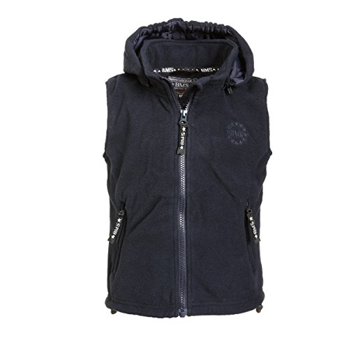 BMS Kids Windsmoother Kapuzen-Weste, Marine, Größe 80 von BMS