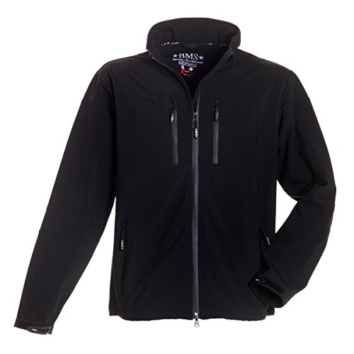 BMS Mens Softshell Jacke, Schwarz, Größe S von BMS