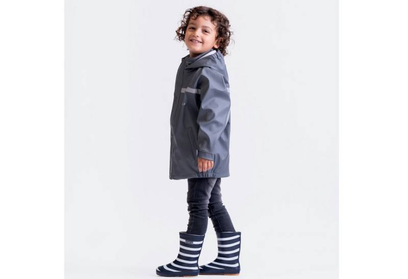BMS Regen- und Matschjacke BMS Regenjacke für Kinder 100% wasserdicht mit Kapuze von BMS