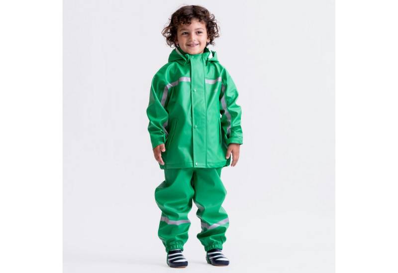 BMS Regen- und Matschjacke BMS Regenjacke für Kinder 100% wasserdicht mit Kapuze von BMS