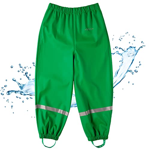 BMS Regenbundhose, wasserdicht für Kinder in Grün Größe 122 von BMS
