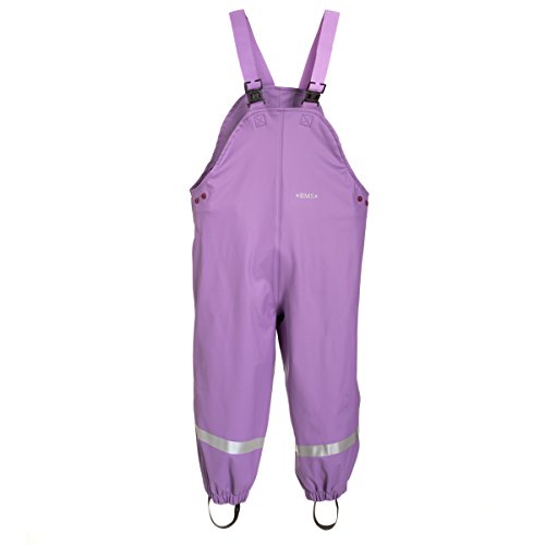 BMS Regenhose Buddelhose Matschhose für Kinder in Beere Größe 116 von BMS