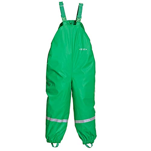 BMS Regenhose Buddelhose Matschhose für Kinder in Grün Größe 122 von BMS