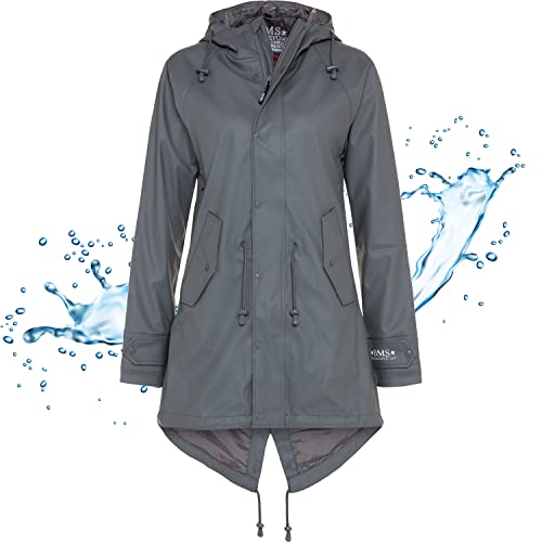 BMS Regenmantel 100% wasserdicht - cool grey - 40 BMS Regenmantel 100% wasserdicht - cool grey - 40 von BMS