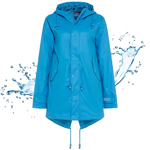 BMS Regenmantel 100% wasserdicht - hellblau - 38 von BMS