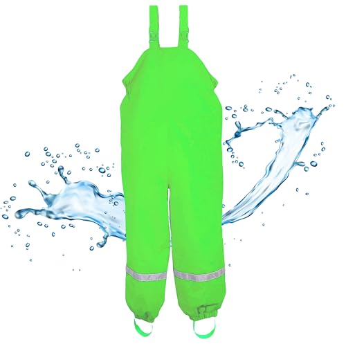 BMS Schneehose - atmungsaktiv und wasserdicht - hellgrün - 98 von BMS