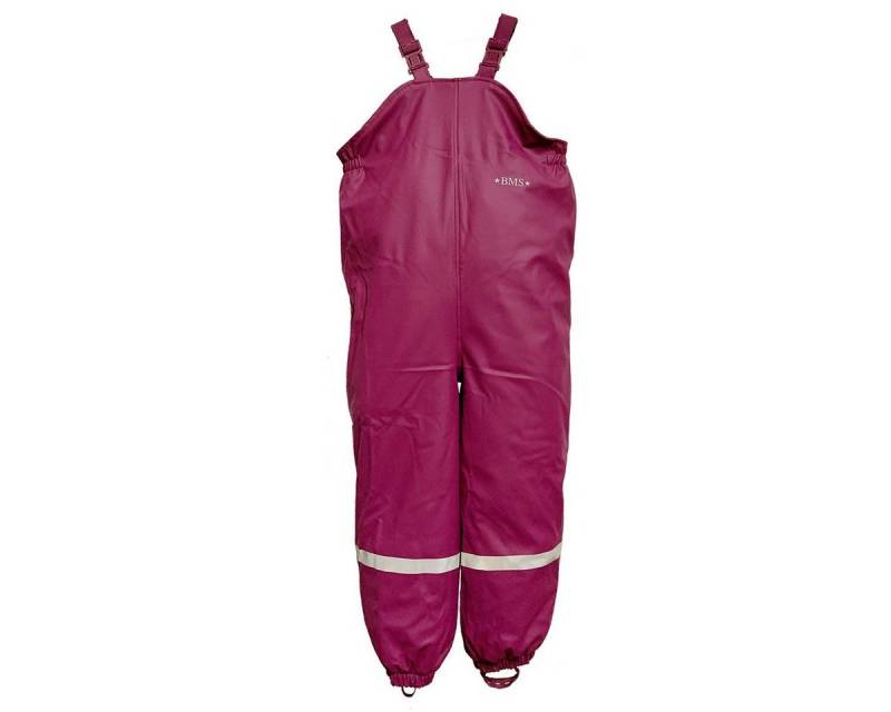 BMS Schneelatzhose Thermo Buddelhose mit Fleece Futter 100% wasserdicht & pflegeleicht von BMS