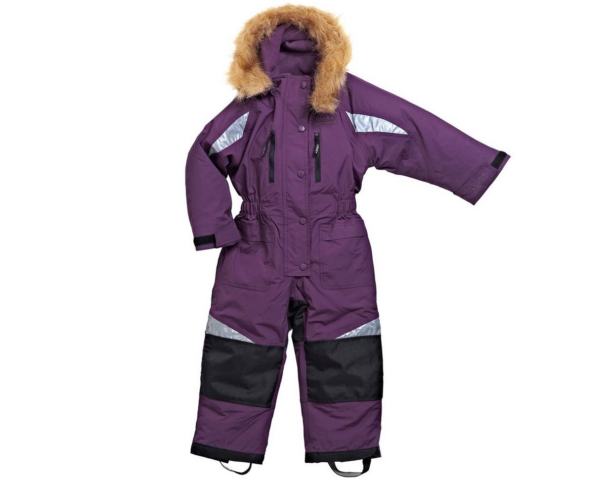 BMS Schneeoverall Skianzug für Kinder SoftLan + SORONA 100% wasserdicht und atmungsaktiv von BMS