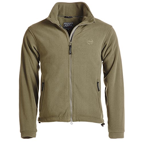 BMS Windsmoother Fleece Jacke, Oliv, Größe XS von BMS