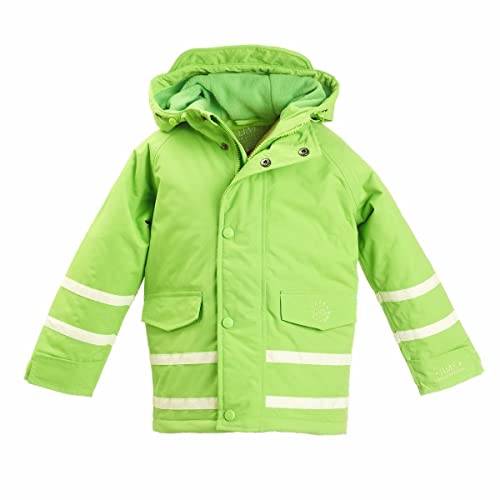 BMS Winterjacke für Jungen - 100% wasserdicht und atmugnsaktiv - limette - 104 von BMS