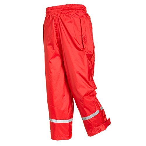 BMS atmungsaktive Regenhose, Rot, Größe 92 von BMS