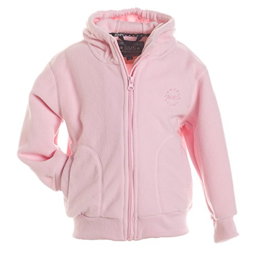 BMS leichte atmungsaktive Fleecejacke mit Kapuze - rosé - 98 von BMS