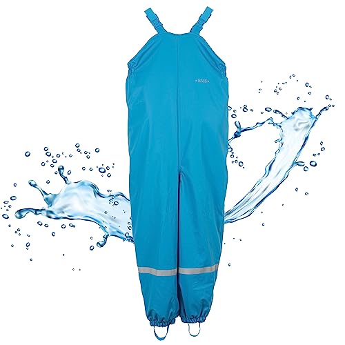 BMS wasserdichte Schneehose gefüttert - hellblau - 128 von BMS