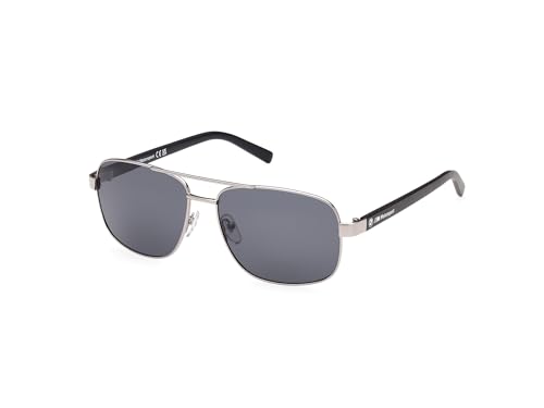 BMW M Motorsport BS0039 Herren Sonnenbrille, Casual Leichte Metall Sonnenbrille, Rechteckige Linse, Polarisierte Rauchgläser, Mattes Rutenium von BMW MOTORSPORT