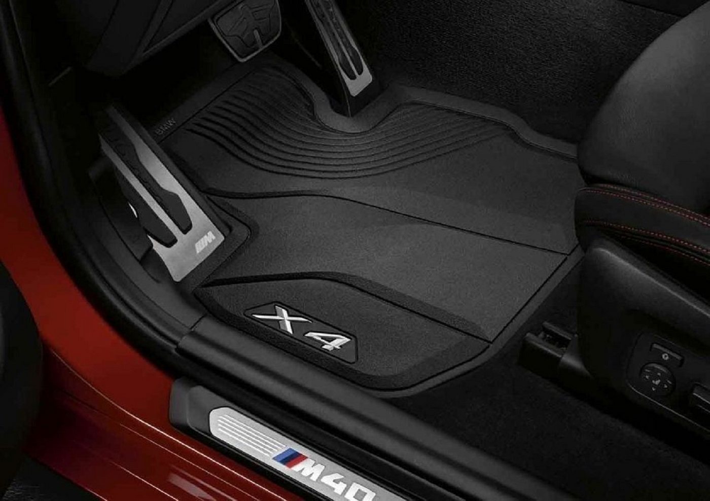 BMW Fußkette Original BMW X4 Allwetter Fussmatten vorne hinten G02 2451585 2451586 (1-tlg) von BMW