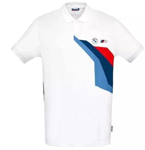 BMW M Performance Motorsport Poloshirt Herren Weiß (L) von BMW