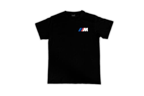 BMW M Performance T-Shirt Herren – Logo vorne rechts – 100% Baumwolle (S) von BMW