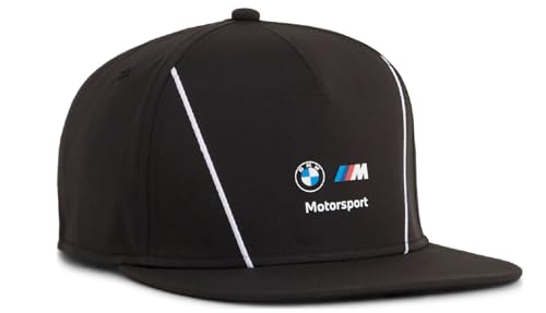 BMW MMS Flat Brim Cap Motorsport Snapback Kappe Mütze Basecap von BMW