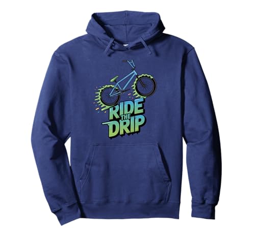 BMX Bike Rider Jungen Ride The Drip Ice Cream Drip Kids Youth Pullover Hoodie von BMX Bike Rider Kids Ice Cream Drip Designs