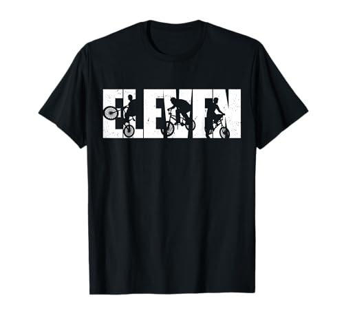 11 Year Old BMX Rider Geburtstagsfeier Jungen Dirt Biking 11 T-Shirt 11 Year Old BMX Rider Geburtstagsfeier Jungen Dirt Biking 11 T-Shirt von BMX Birthday Party Retro Dirt Bike Design Boy Kids
