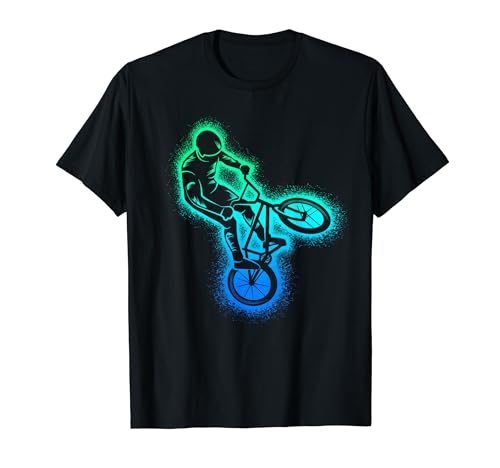 BMX Bike Stunt Herren Kinder Fahrrad BMX Jungen T-Shirt von BMX Fahrrad Fahrer Tricks Bike für Radfahrer